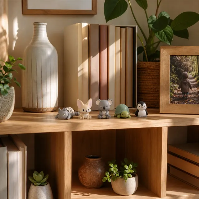 ✨ Nori Guardião da Floresta Articulado Colecionável Nori transforma qualquer toque em movimento. Seu corpo articul...