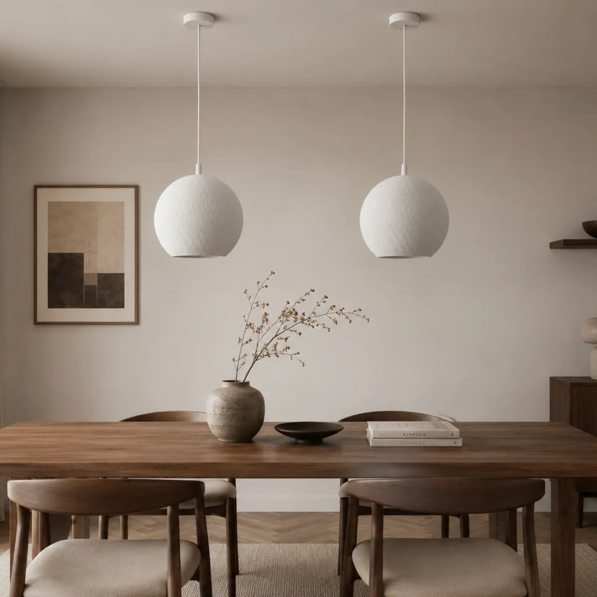 Luminária Pendente Pietra Artesanal com Design Esférico Minimalista — foto 9