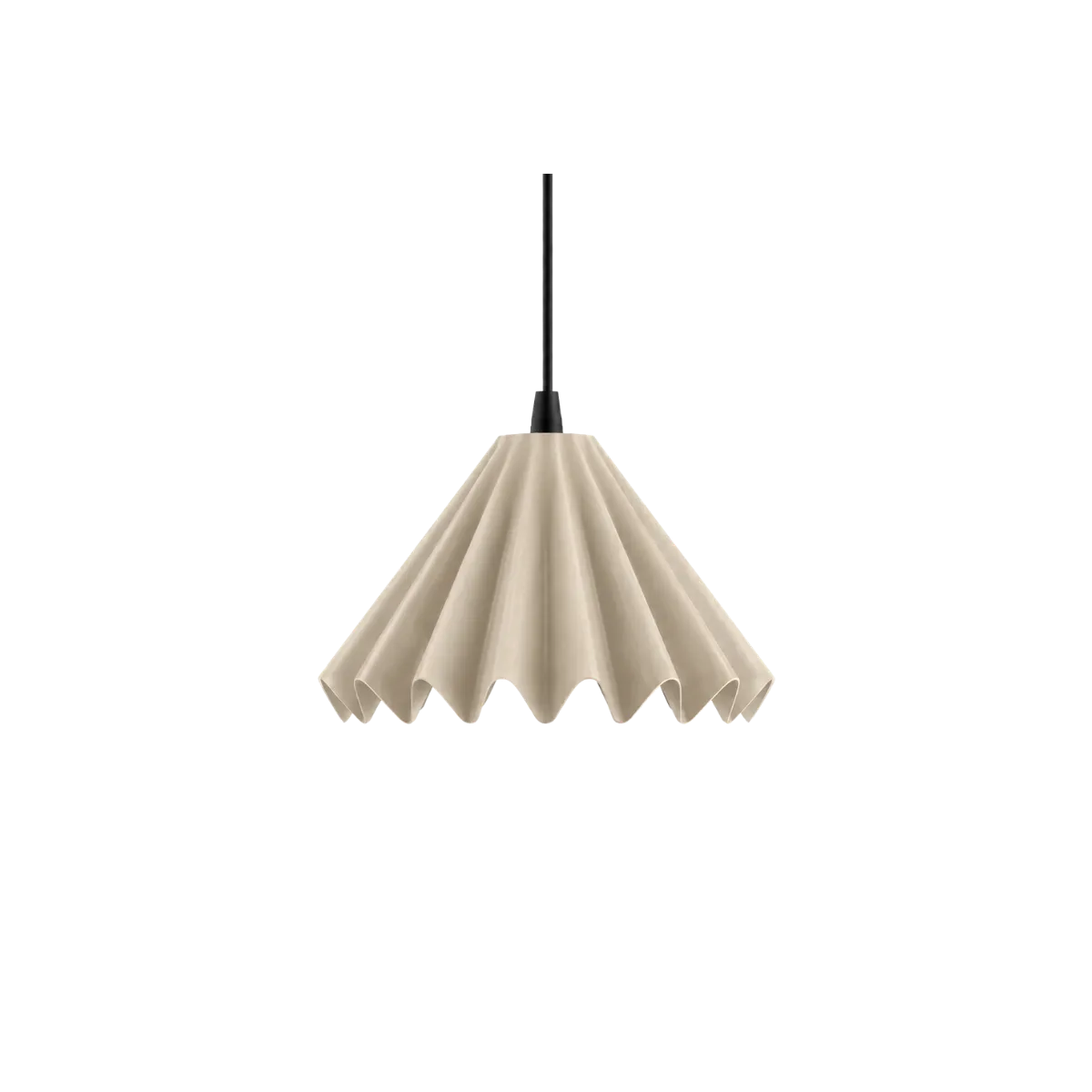 Luminária Pendente Carina Artesanal com Design Ondulado — foto 5