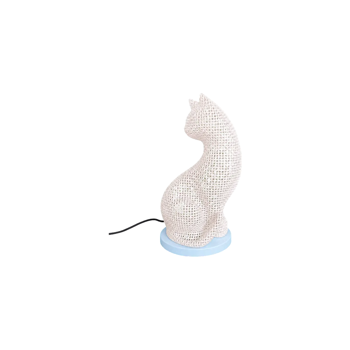 Luminária de Mesa Emília – Escultura de Gato Iluminada — foto 6