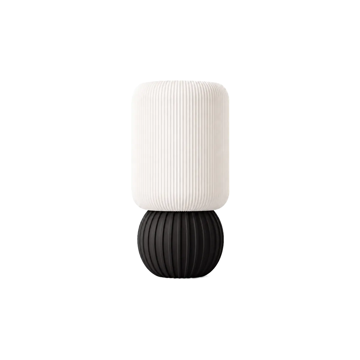Luminária de Mesa Carla Canelada com Design Contemporâneo — foto 3