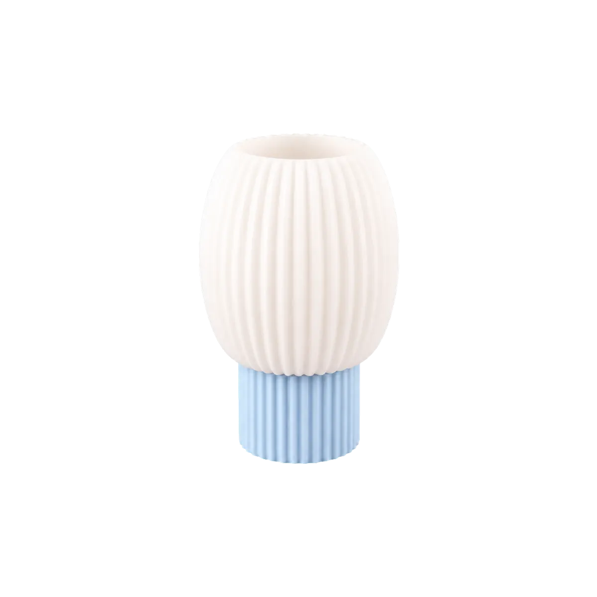 Luminária de Mesa Rebeca com Difusor Oval Canelado — foto 6