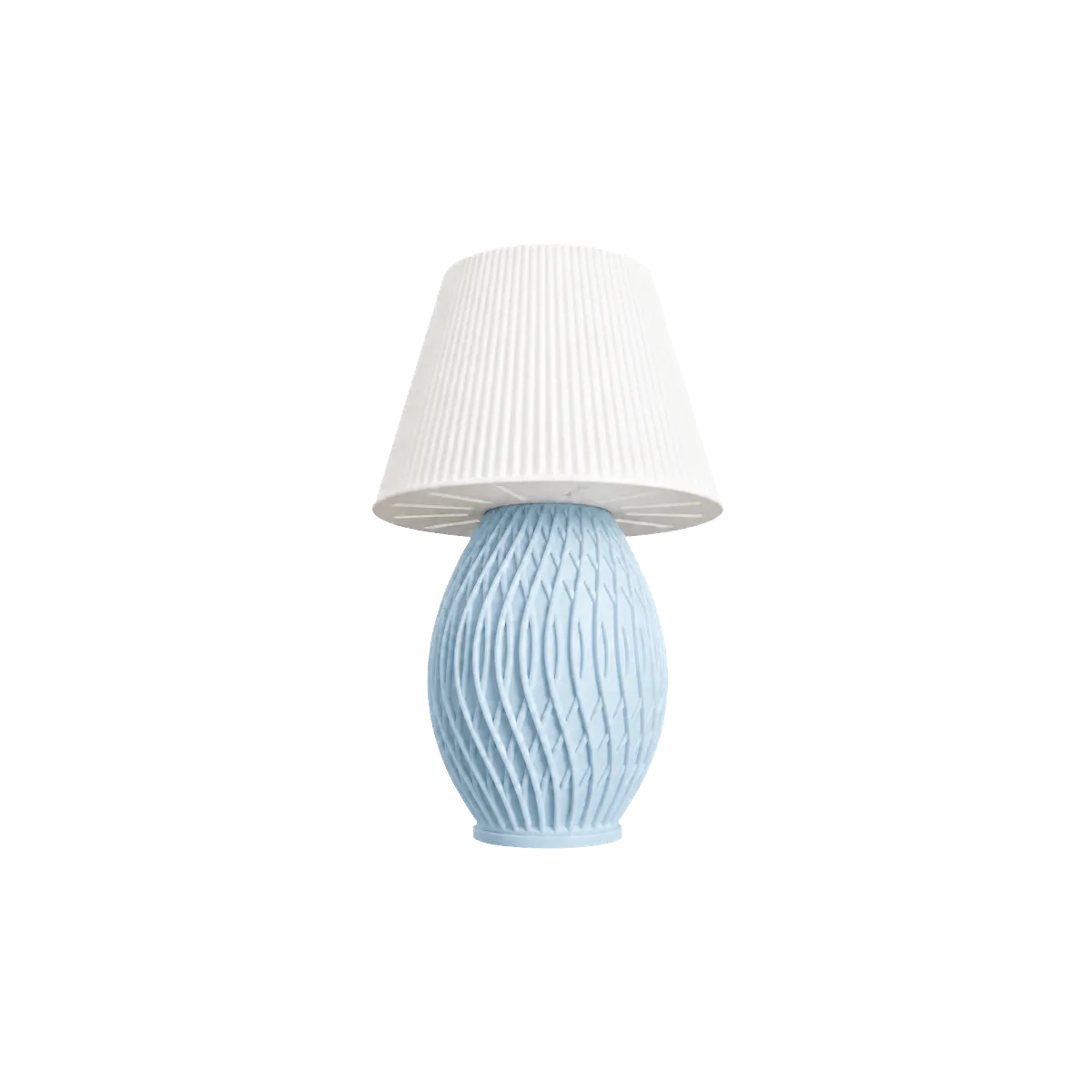 Luminária de Mesa Catarina com Base Oval Texturizada