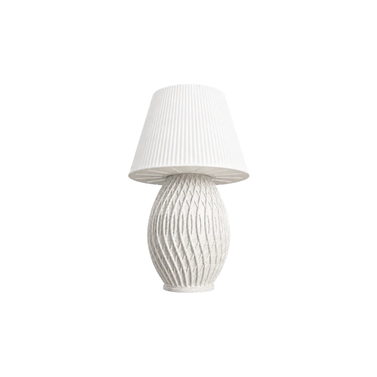 Luminária de Mesa Catarina com Base Oval Texturizada — foto 7
