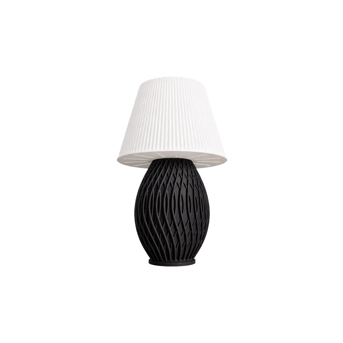Luminária de Mesa Catarina com Base Oval Texturizada — foto 3