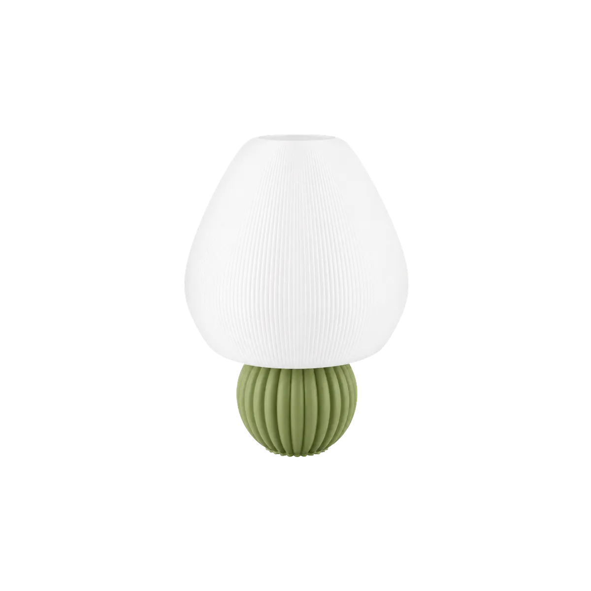 Luminária de Mesa Franciele com Cúpula Orgânica Difusa — foto 5