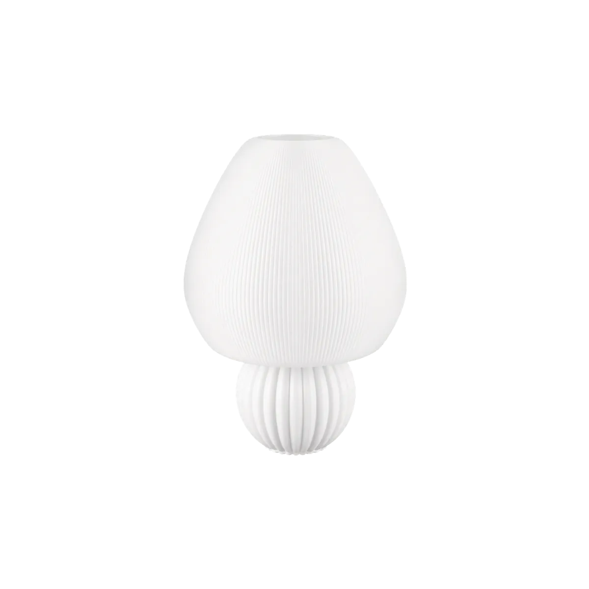 Luminária de Mesa Franciele com Cúpula Orgânica Difusa — foto 2