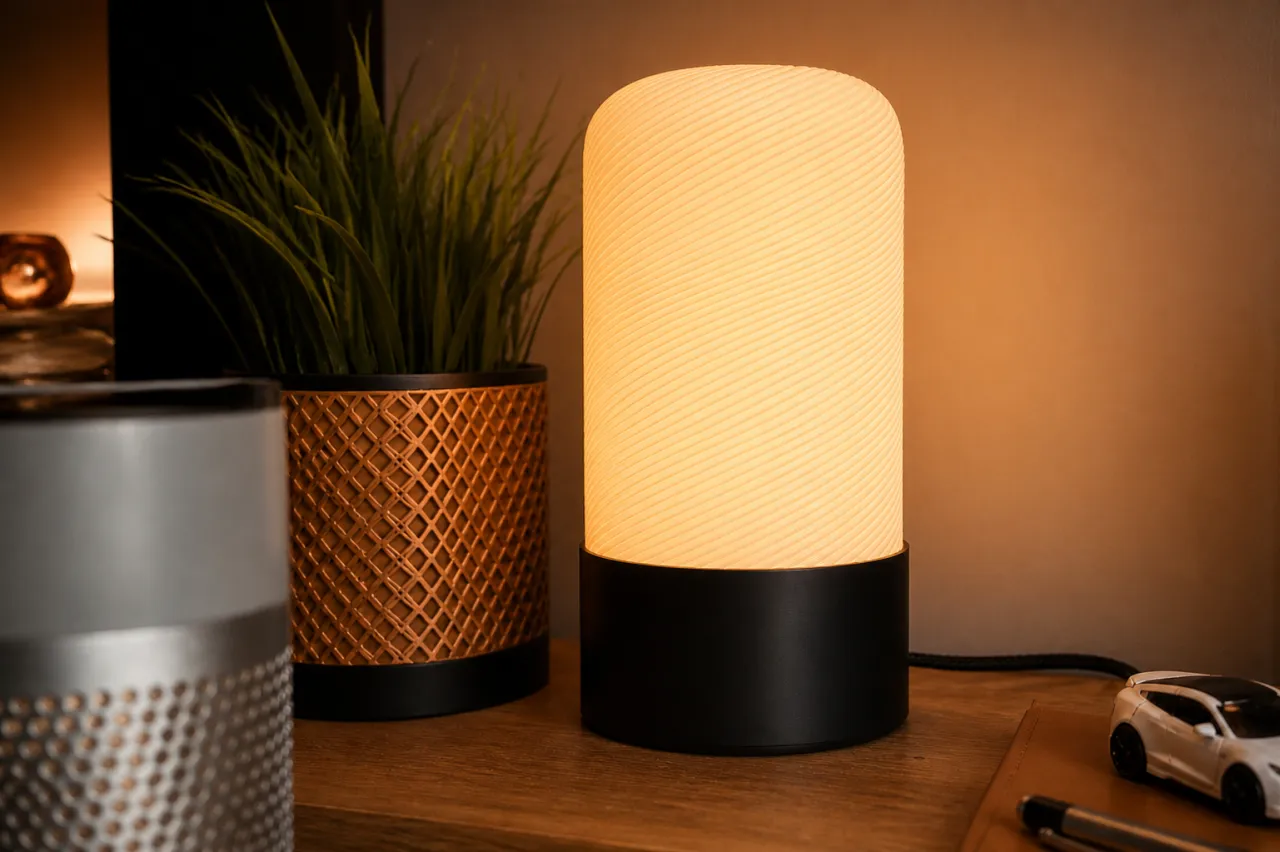 Luminária de Mesa Lorena com Difusor Diagonal — foto 9