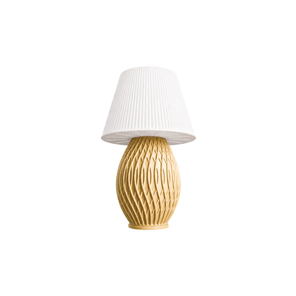 Luminária de Mesa Catarina com Base Oval Texturizada — foto 4
