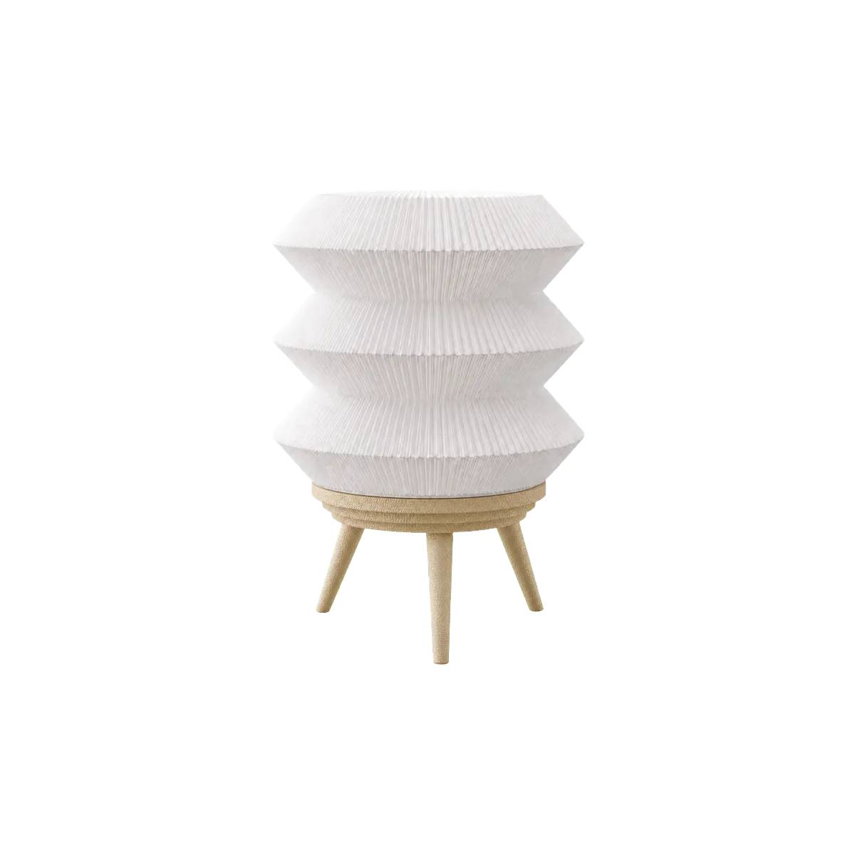 Luminária de Mesa Ingrid com Camadas Geométricas — foto 4
