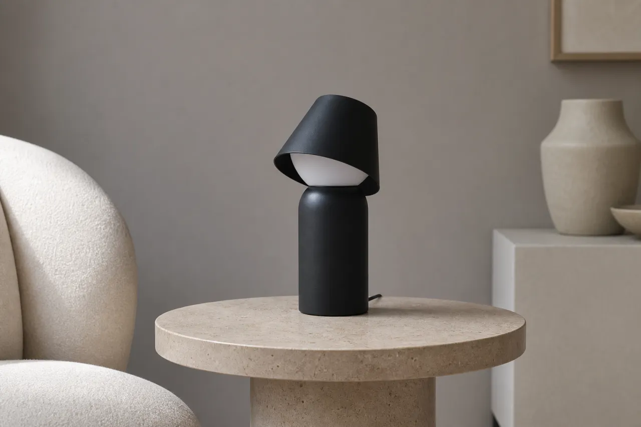 Luminária de Mesa Luna com Luz Direcionável Inspirada no Eclipse — foto 8