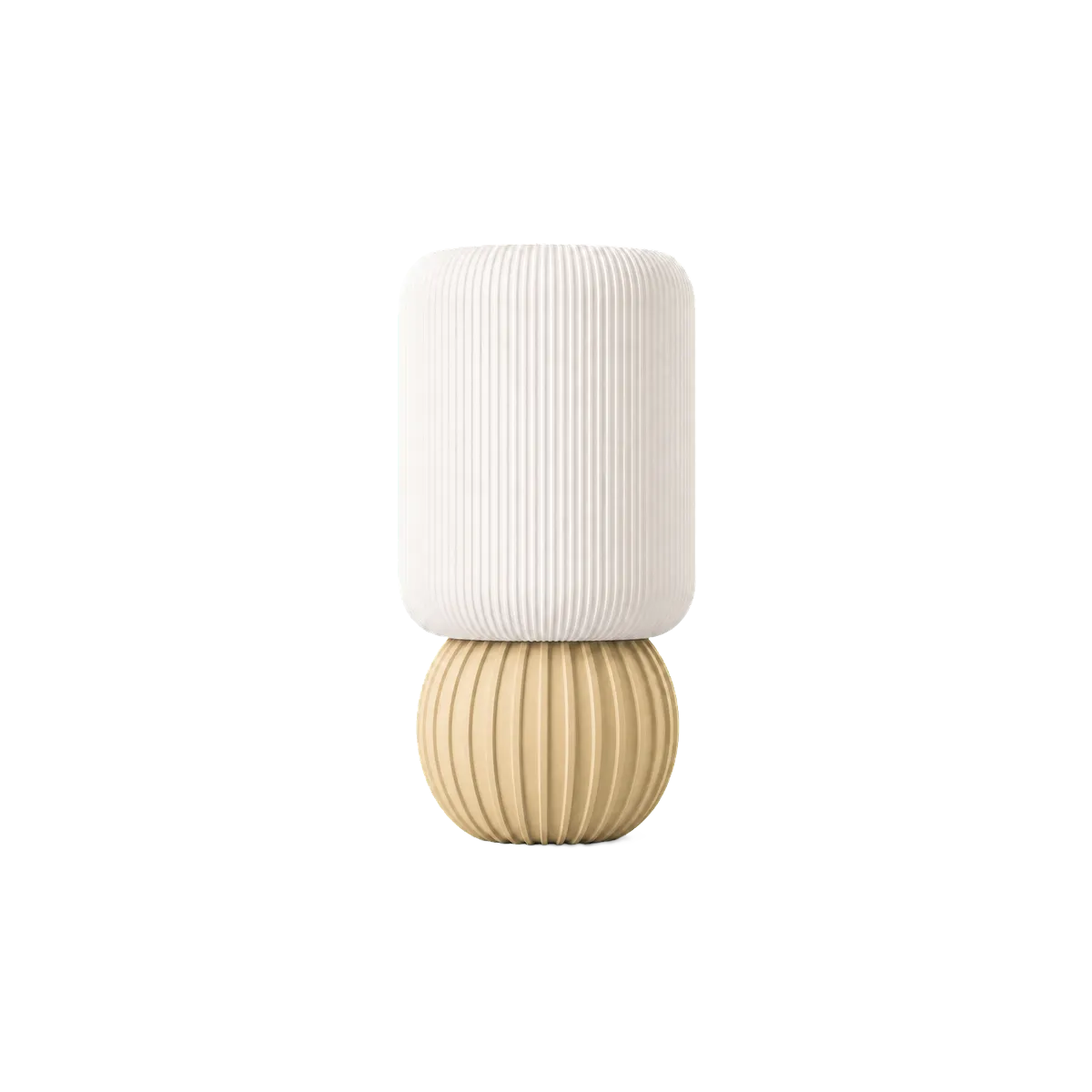 Luminária de Mesa Carla Canelada com Design Contemporâneo — foto 4