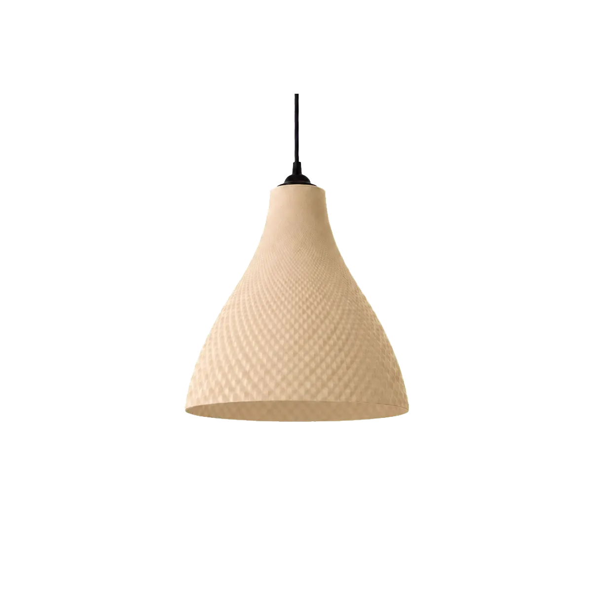 Luminária Pendente Olívia – Cúpula Orgânica em Formato de Sino