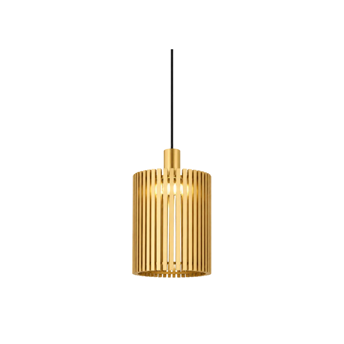 Luminária Pendente Júlia Artesanal com Design Ripado — foto 3