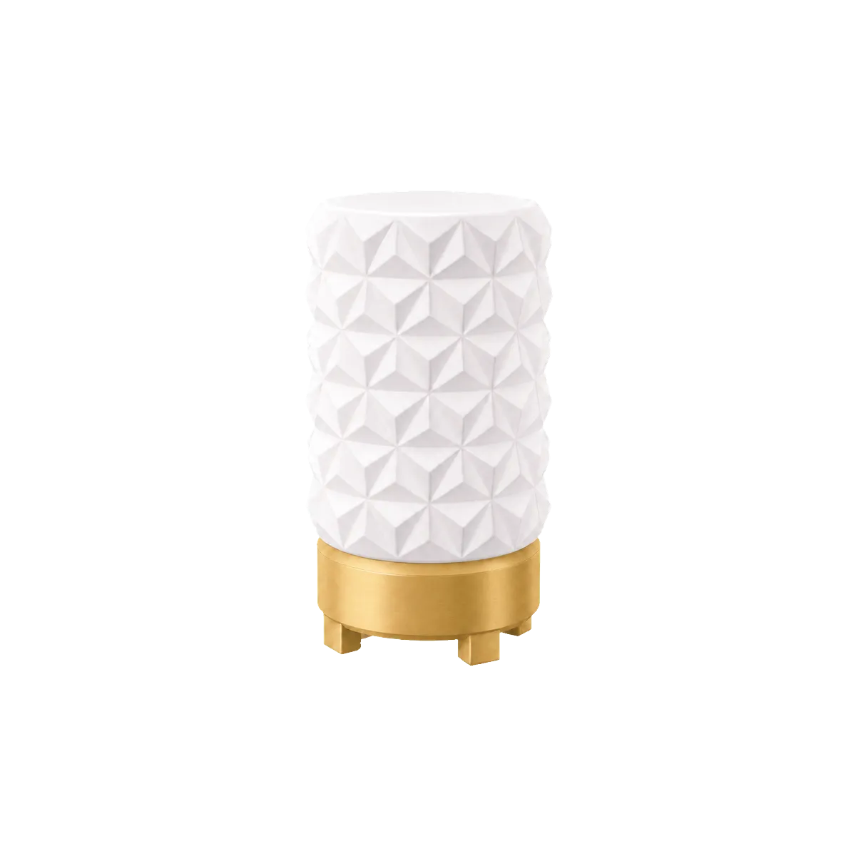 Luminária de Mesa Diana com Difusor Geométrico Facetado — foto 4