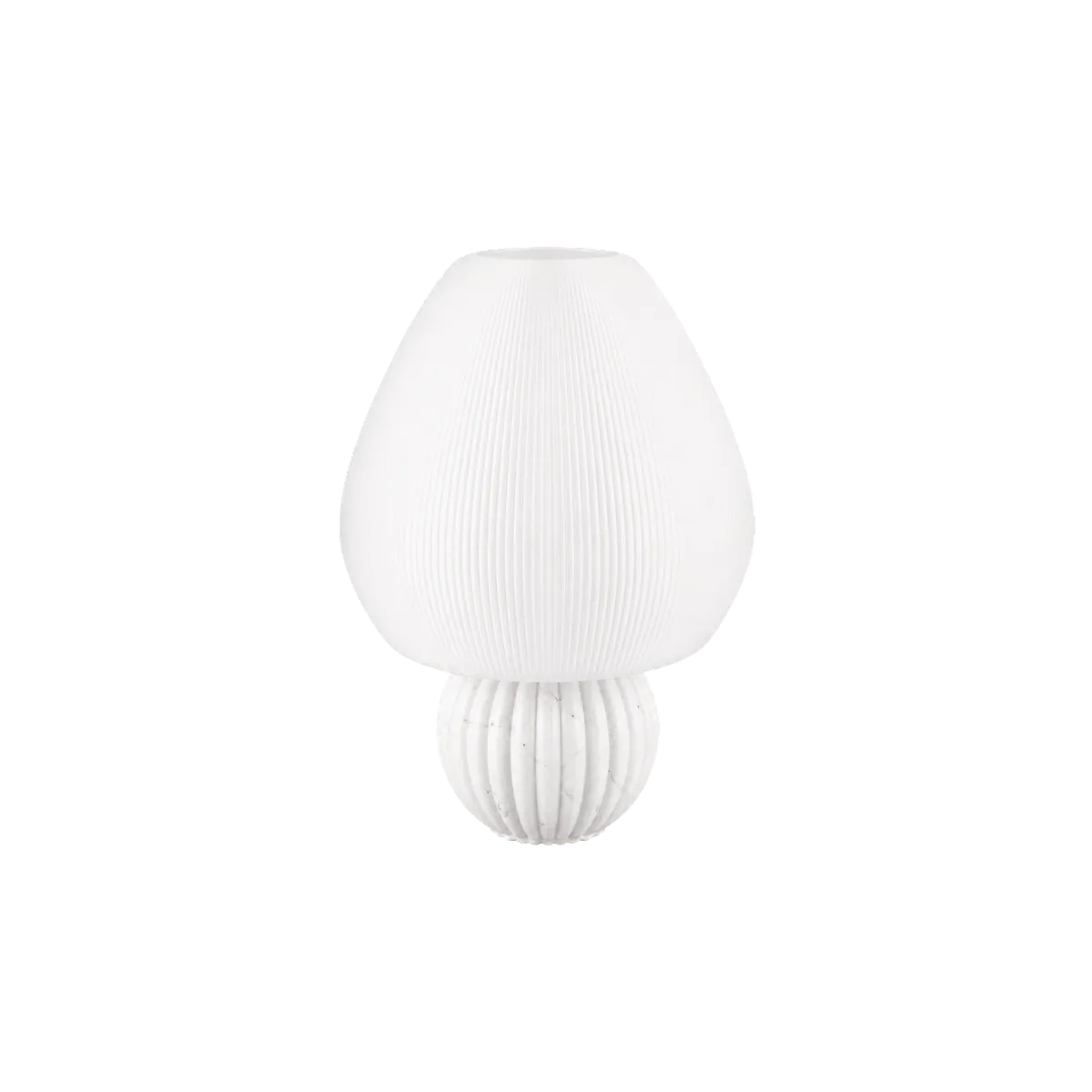 Luminária de Mesa Franciele com Cúpula Orgânica Difusa — foto 7