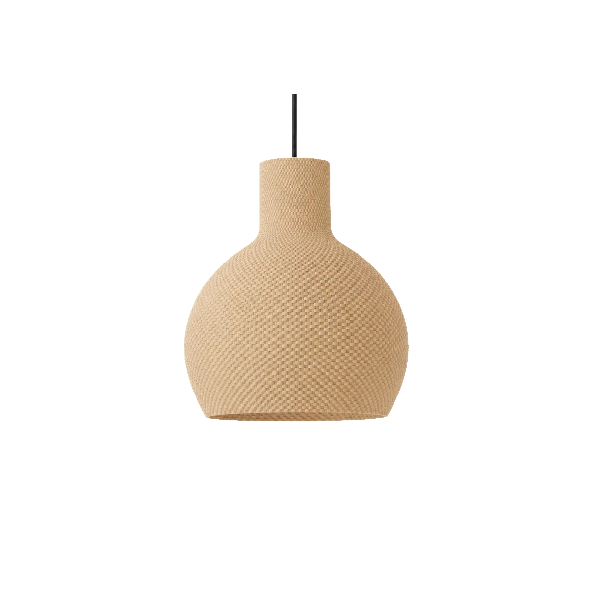 Luminária Pendente Luana Artesanal com Design Orgânico e Textura Ondulada — foto 5