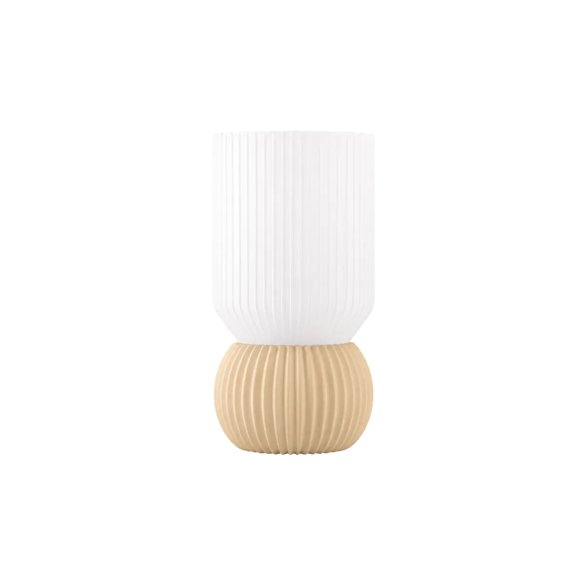 Luminária de Mesa Sofia com Base Esférica Canelada — foto 5