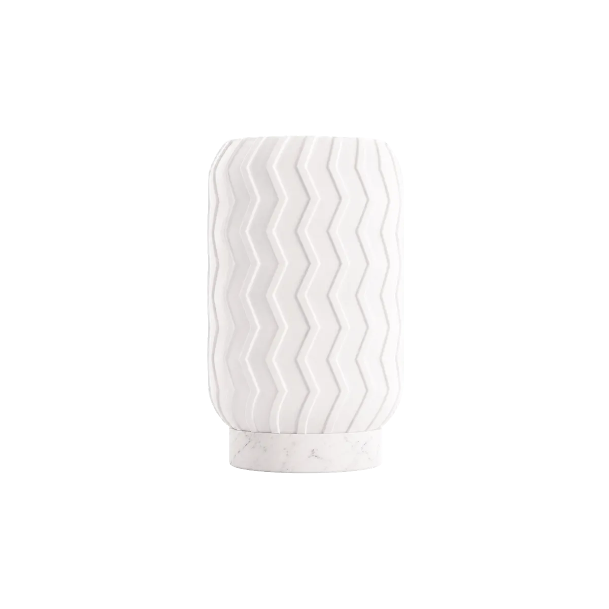 Luminária de Mesa Yasmin com Textura Zigzag