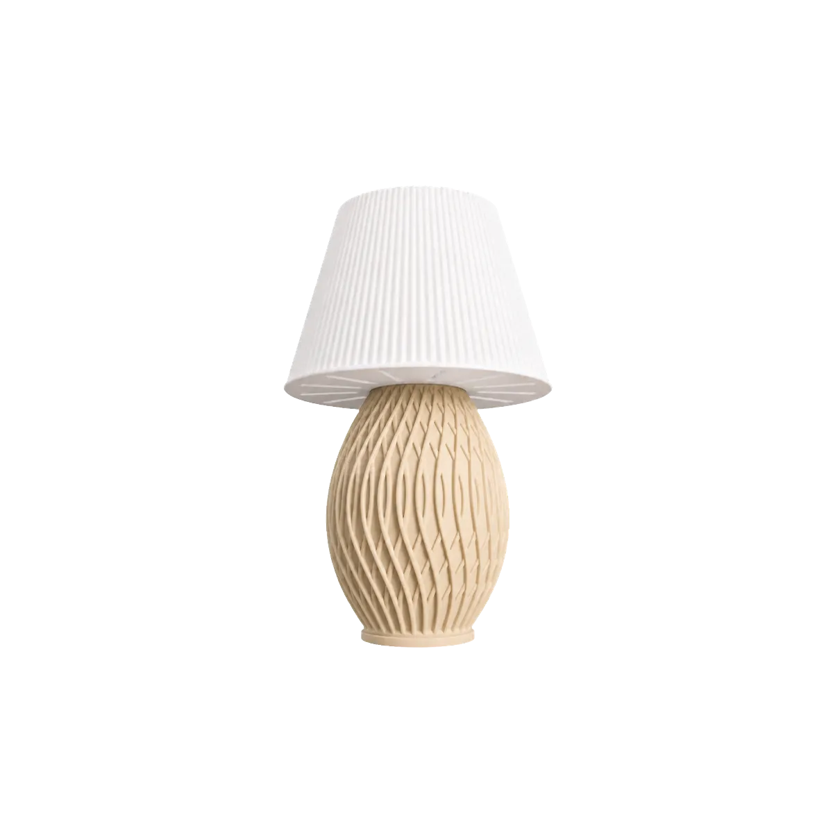 Luminária de Mesa Catarina com Base Oval Texturizada — foto 5