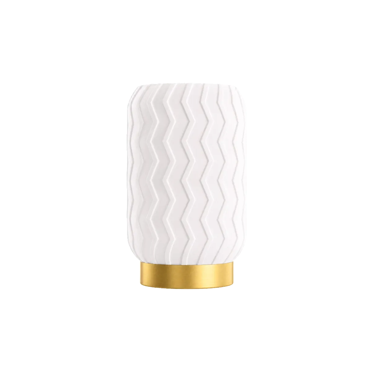 Luminária de Mesa Yasmin com Textura Zigzag — foto 4