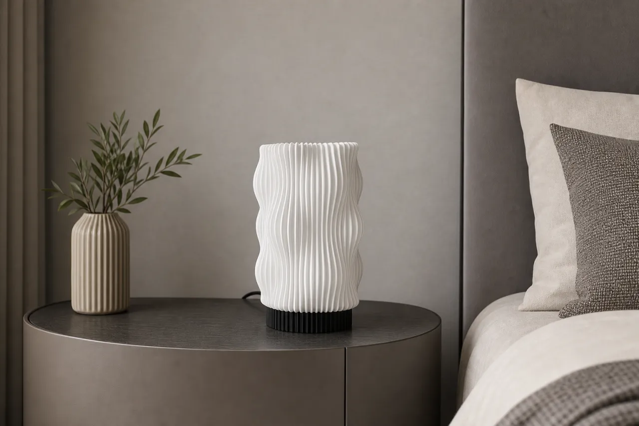 Luminária de Mesa Lavínia com Ondas Verticais — foto 8