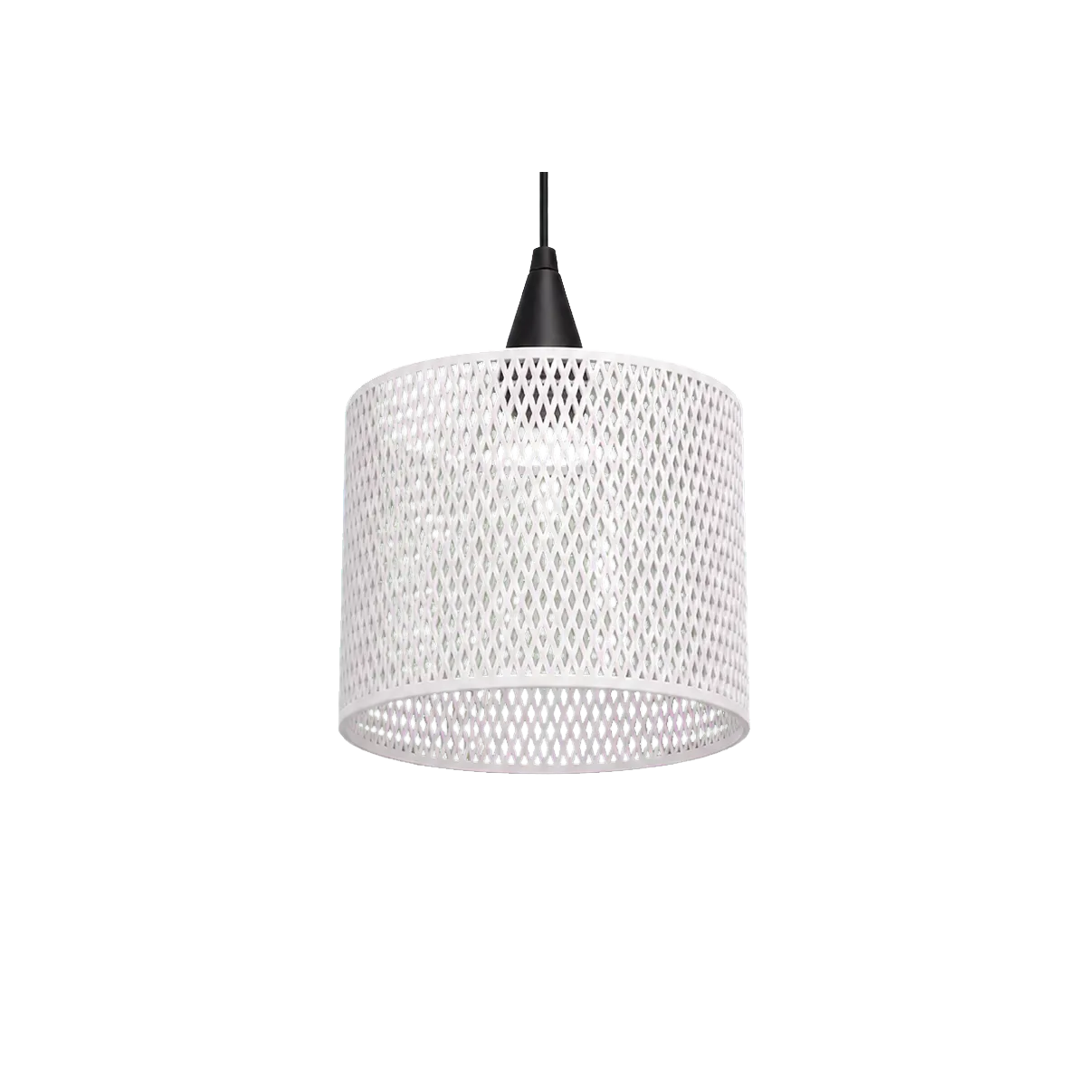 Luminária Pendente Bianca – Design Tramado com Efeito de Luz — foto 2