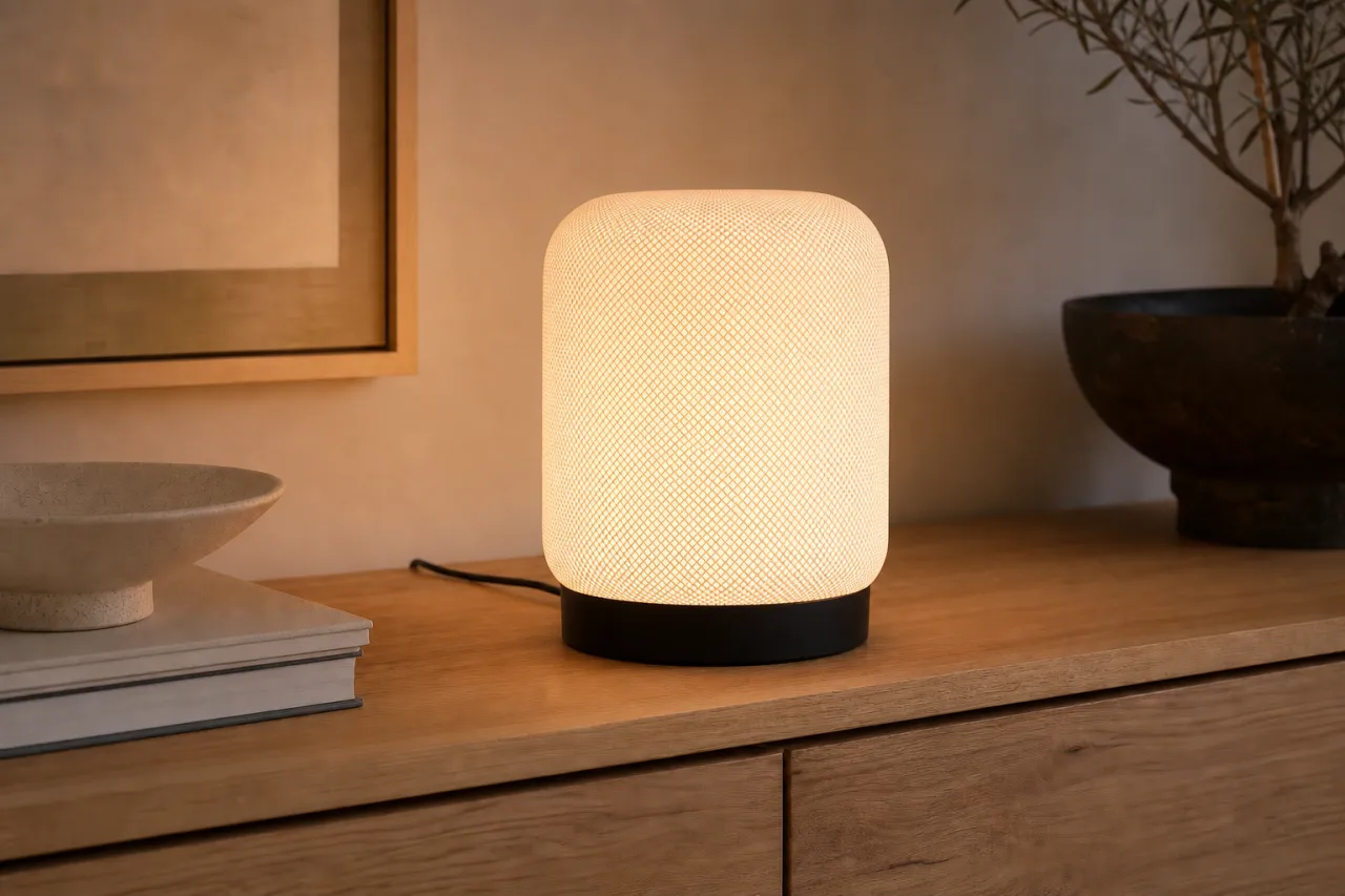 Luminária de Mesa Larissa com Difusor Cilíndrico — foto 9