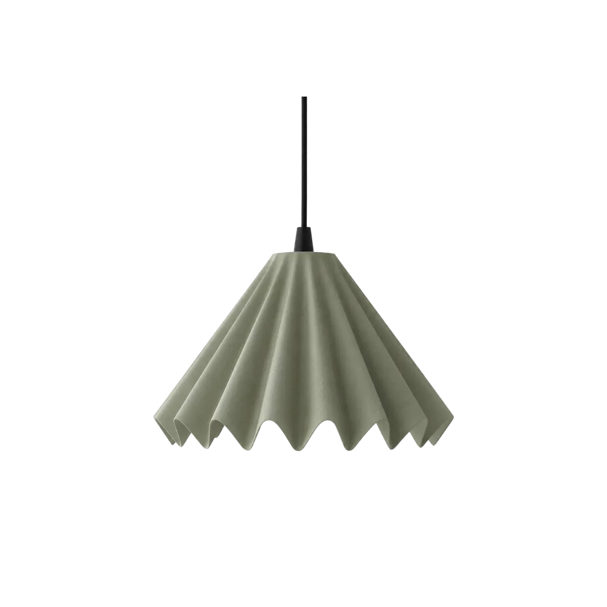 Luminária Pendente Carina Artesanal com Design Ondulado — foto 4