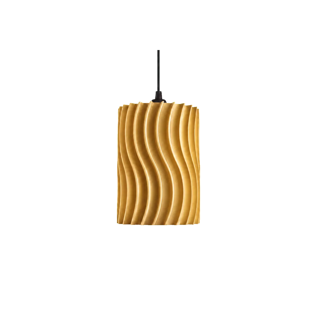 Luminária Pendente Alícia com Ondas Esculturais