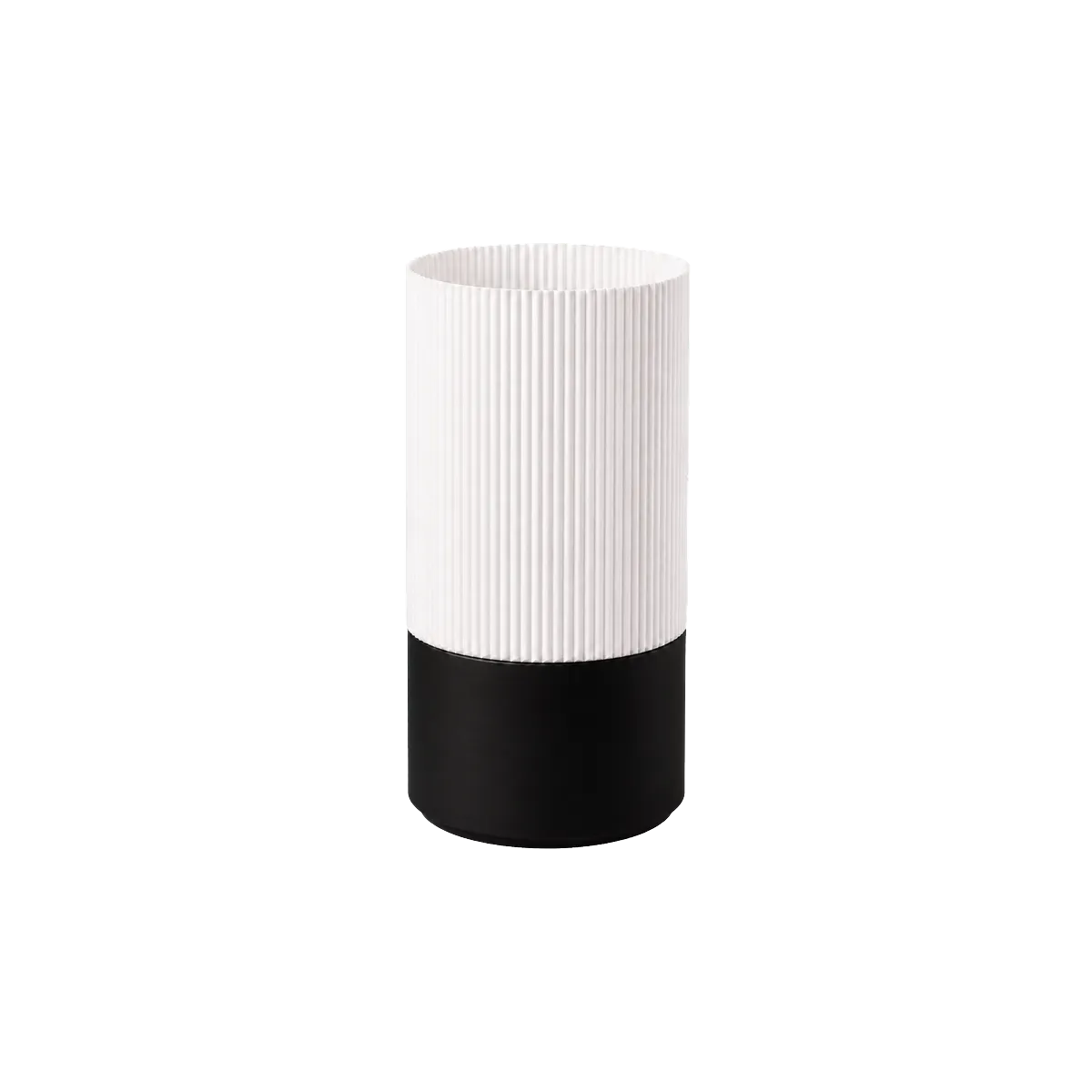 Luminária de Mesa Denise – Minimalismo Cilíndrico Elegante