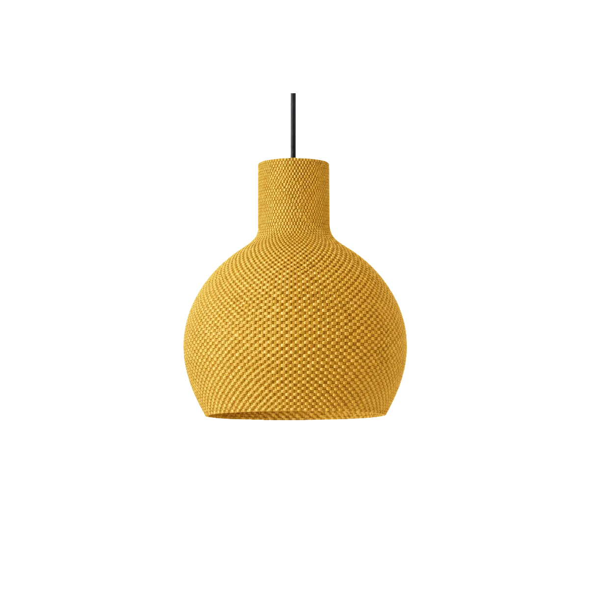 Luminária Pendente Luana Artesanal com Design Orgânico e Textura Ondulada — foto 4