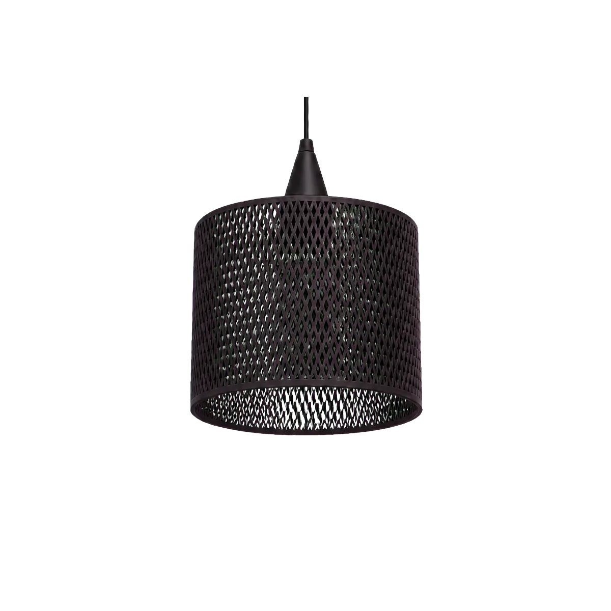 Luminária Pendente Bianca – Design Tramado com Efeito de Luz