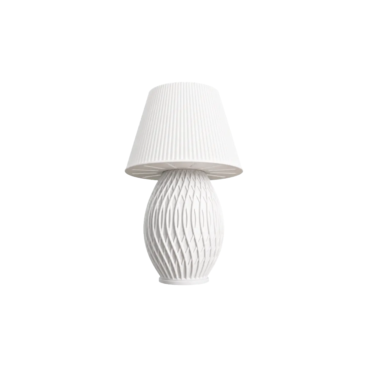 Luminária de Mesa Catarina com Base Oval Texturizada — foto 2