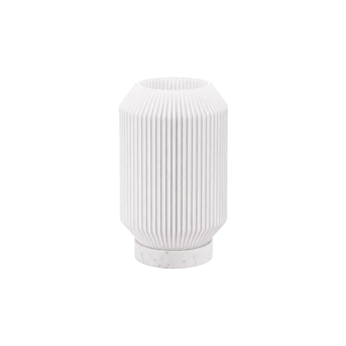 Luminária de Mesa Débora – Difusor Vertical Canelado