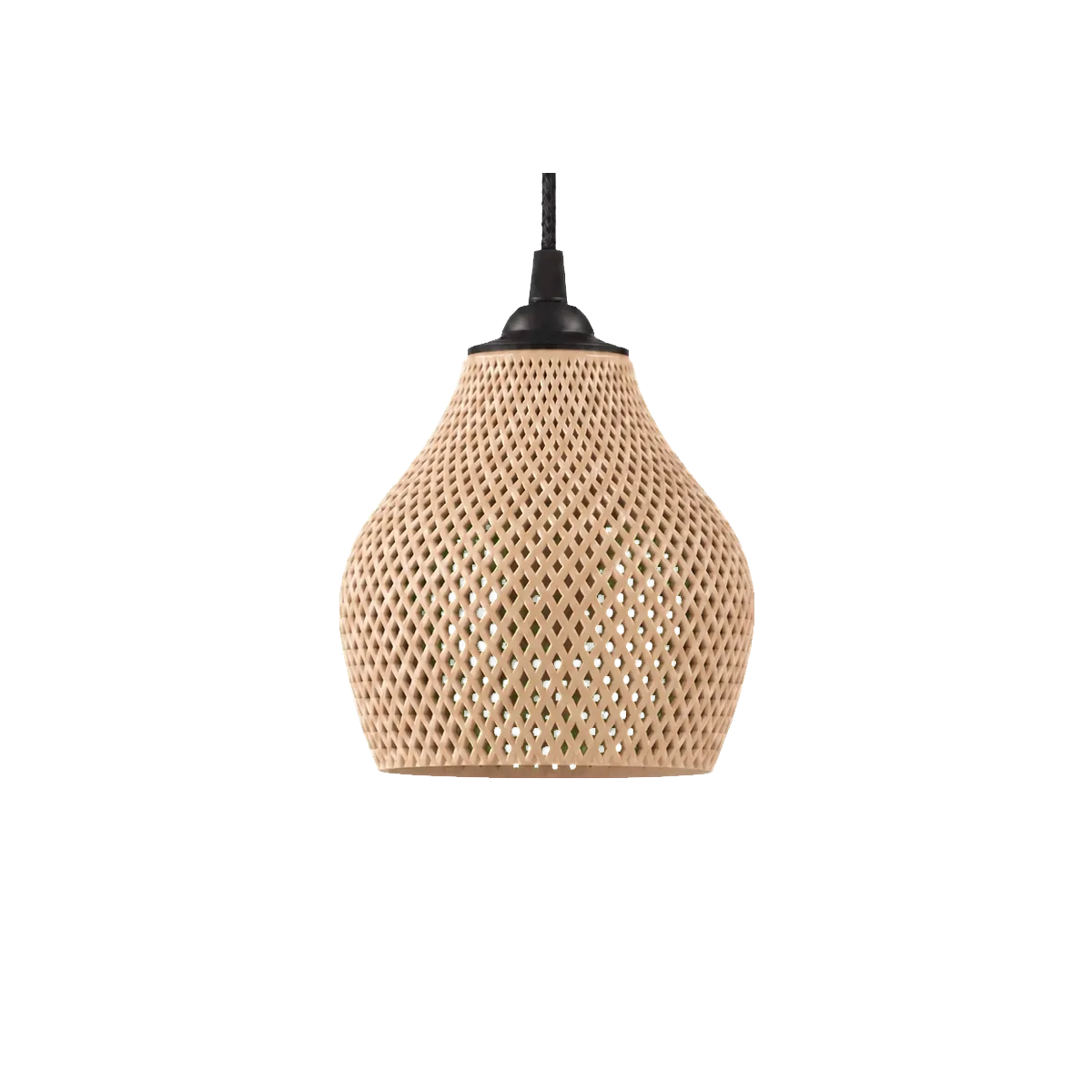 Luminária Pendente Isadora com Cúpula Orgânica Vazada — foto 4