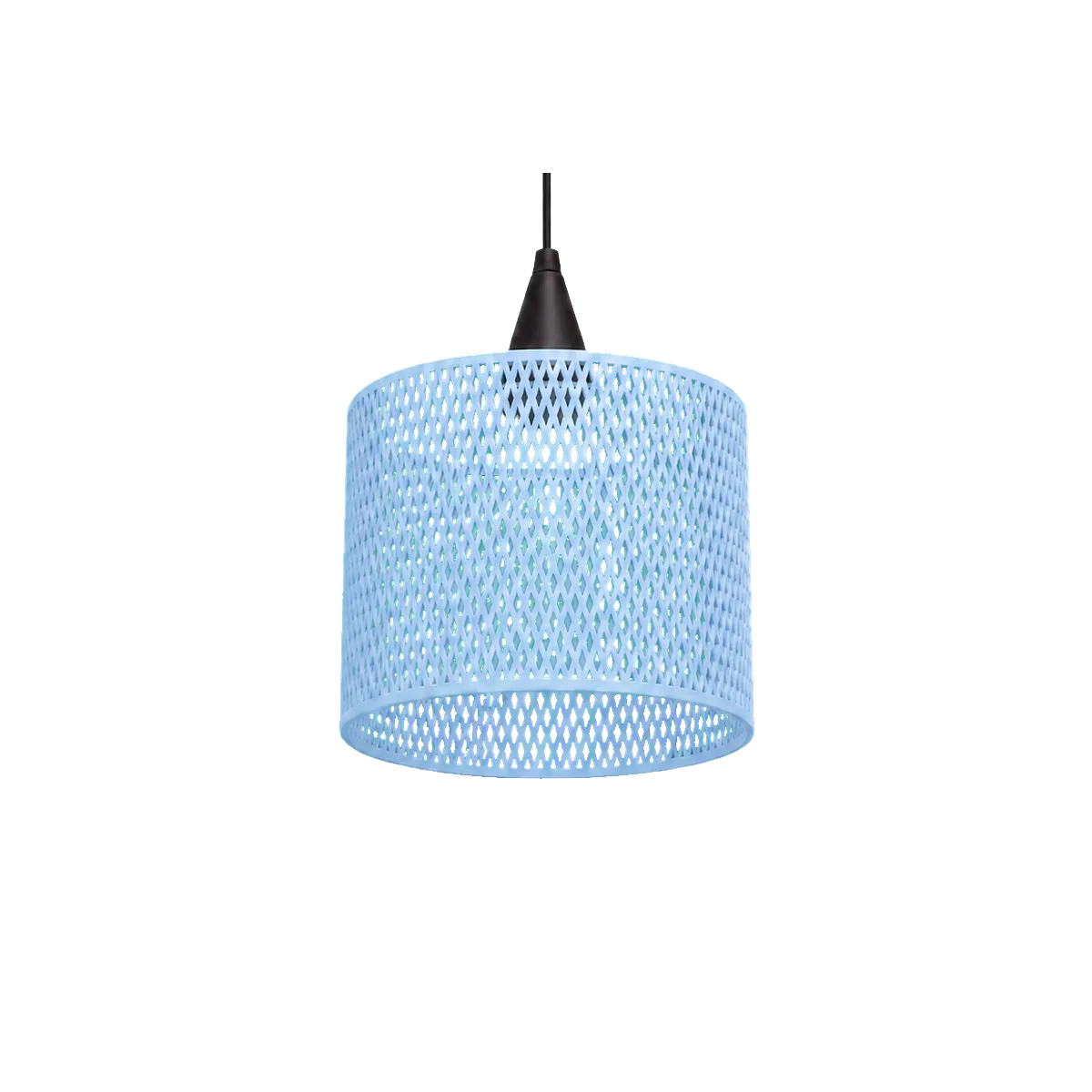 Luminária Pendente Bianca – Design Tramado com Efeito de Luz — foto 6