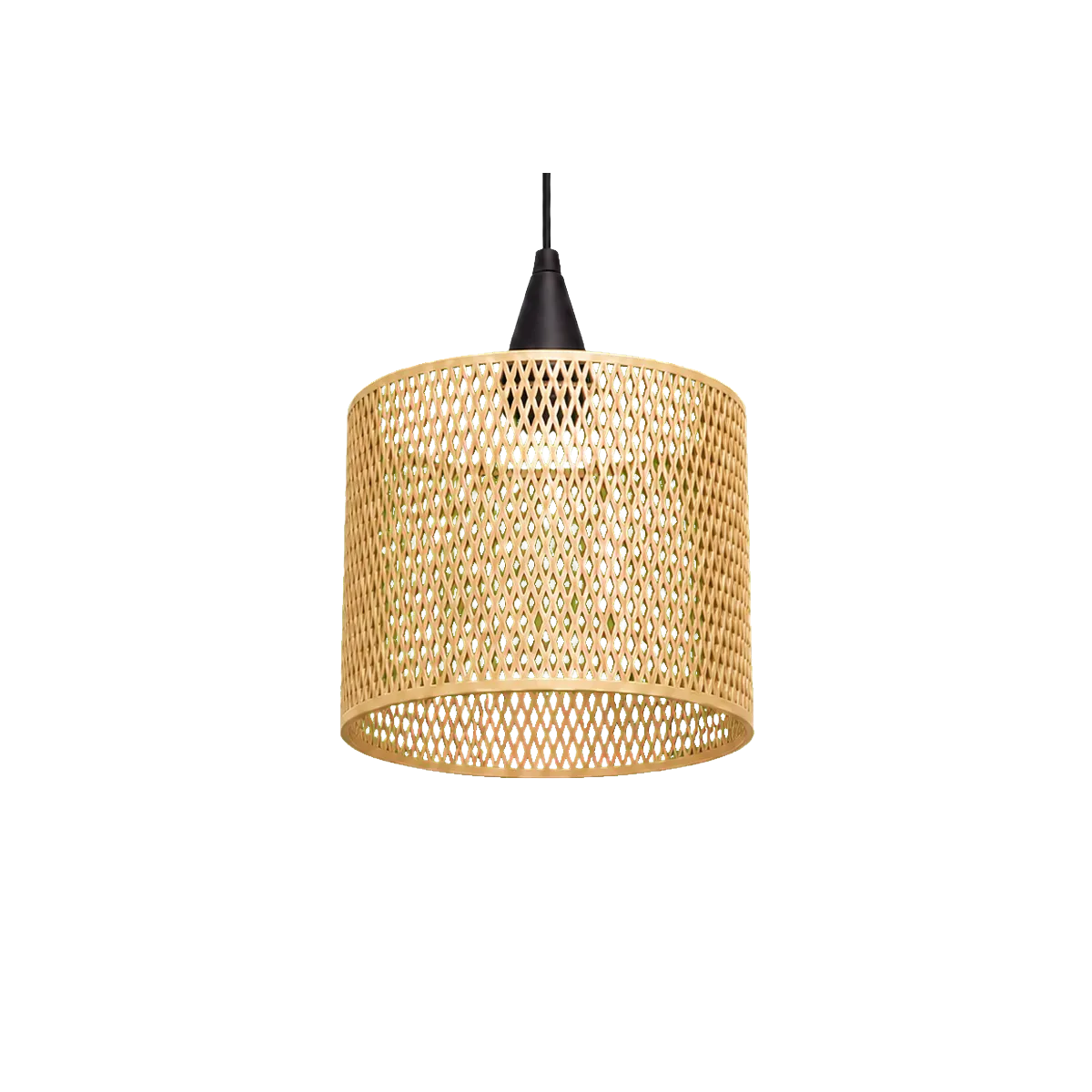 Luminária Pendente Bianca – Design Tramado com Efeito de Luz — foto 3