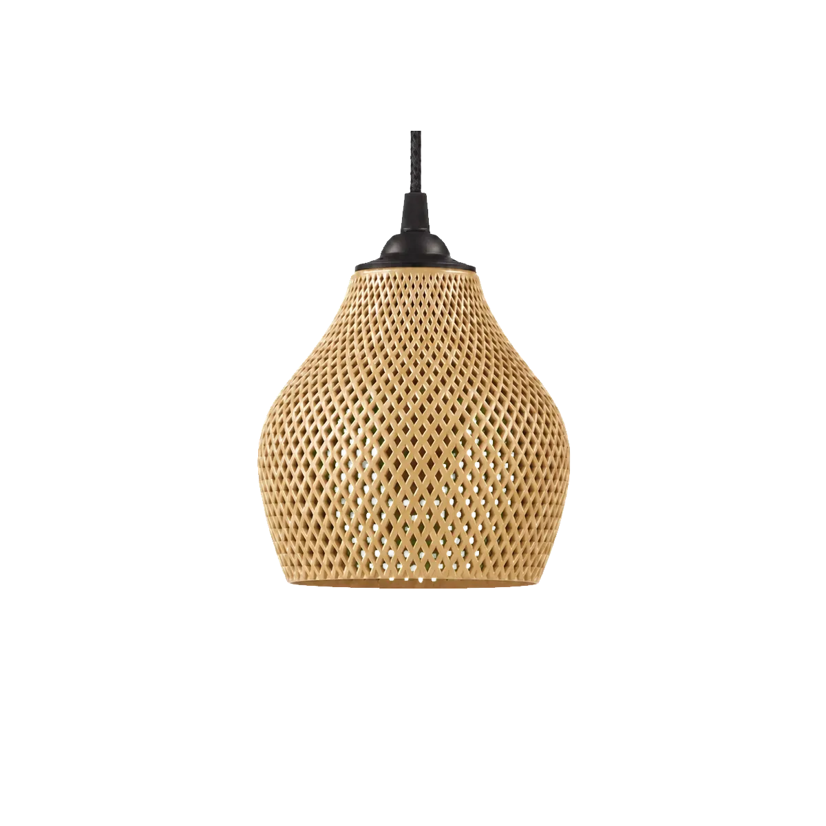 Luminária Pendente Isadora com Cúpula Orgânica Vazada — foto 3