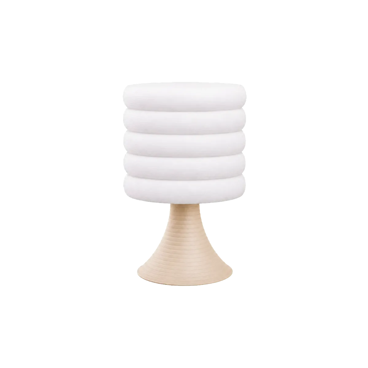 Luminária de Mesa Rafaela com Cúpula em Camadas — foto 4