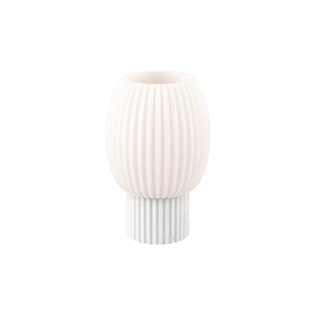 Luminária de Mesa Rebeca com Difusor Oval Canelado — foto 7