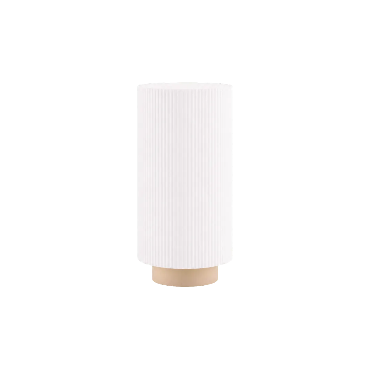 Luminária de Mesa Nora com Design Escandinavo Canelado — foto 5