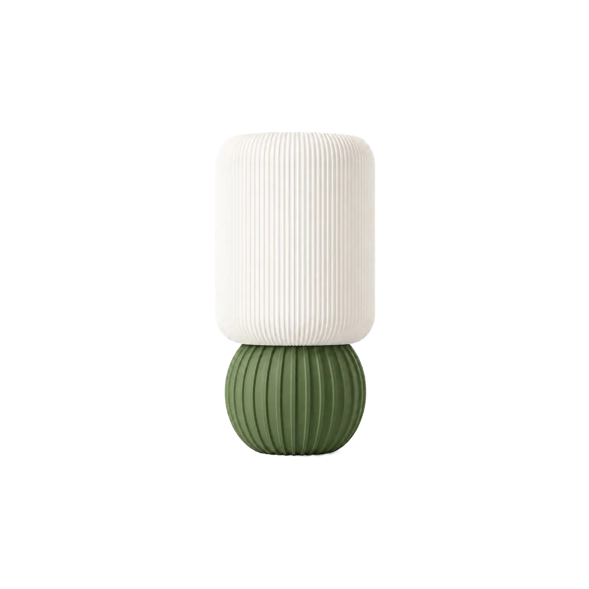 Luminária de Mesa Carla Canelada com Design Contemporâneo — foto 5