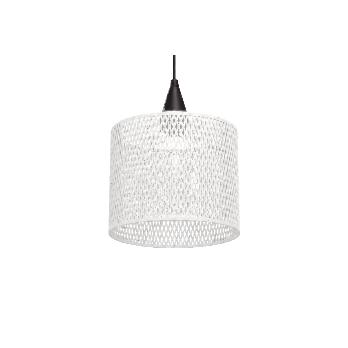 Luminária Pendente Bianca – Design Tramado com Efeito de Luz — foto 7
