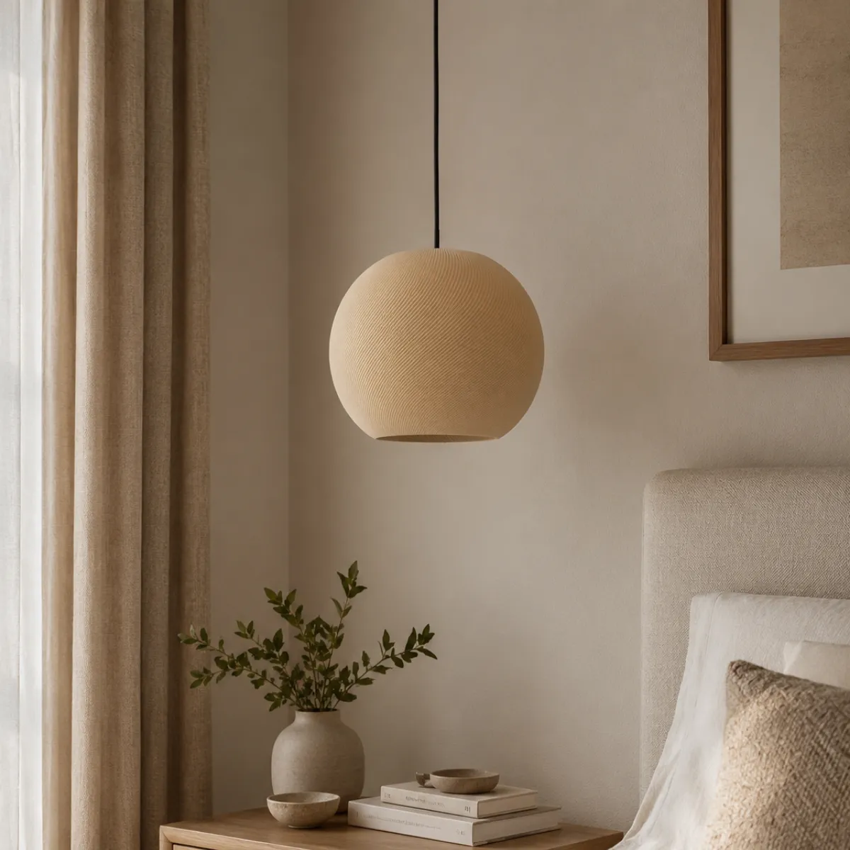 Luminária Pendente Kefilyn Artesanal com Design Orgânico — foto 9