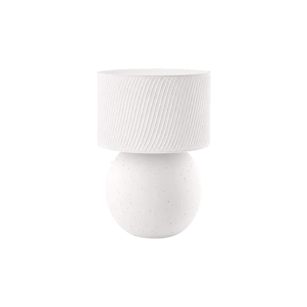 Luminária de Mesa Lívia – Base Orgânica e Cúpula Ondulada — foto 7