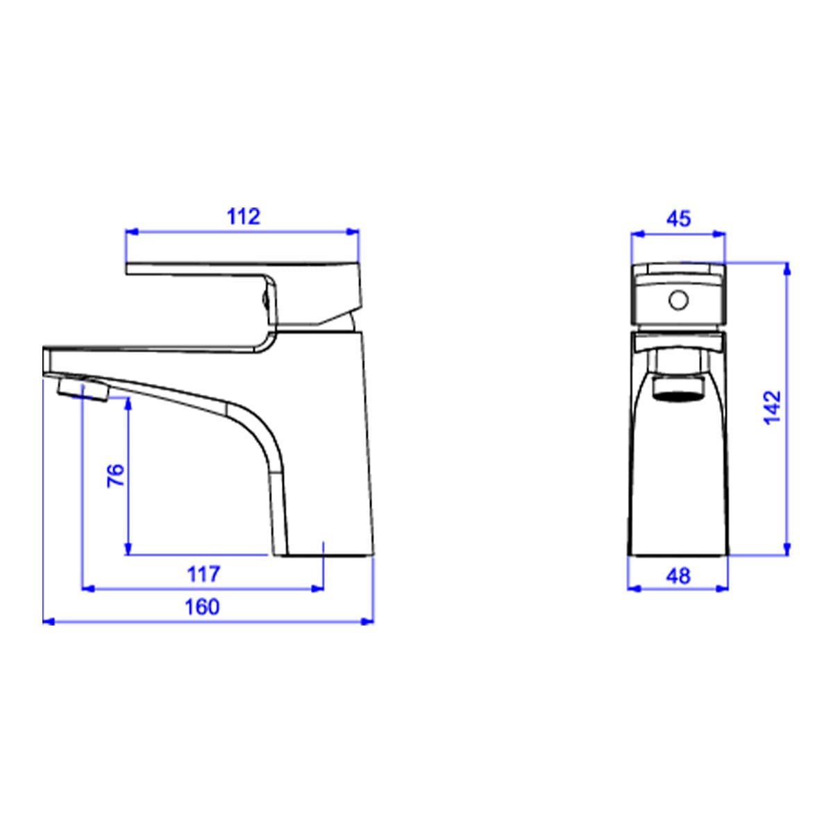 Misturador Monocomando de Mesa Bica Baixa para Lavatório Level — foto 10