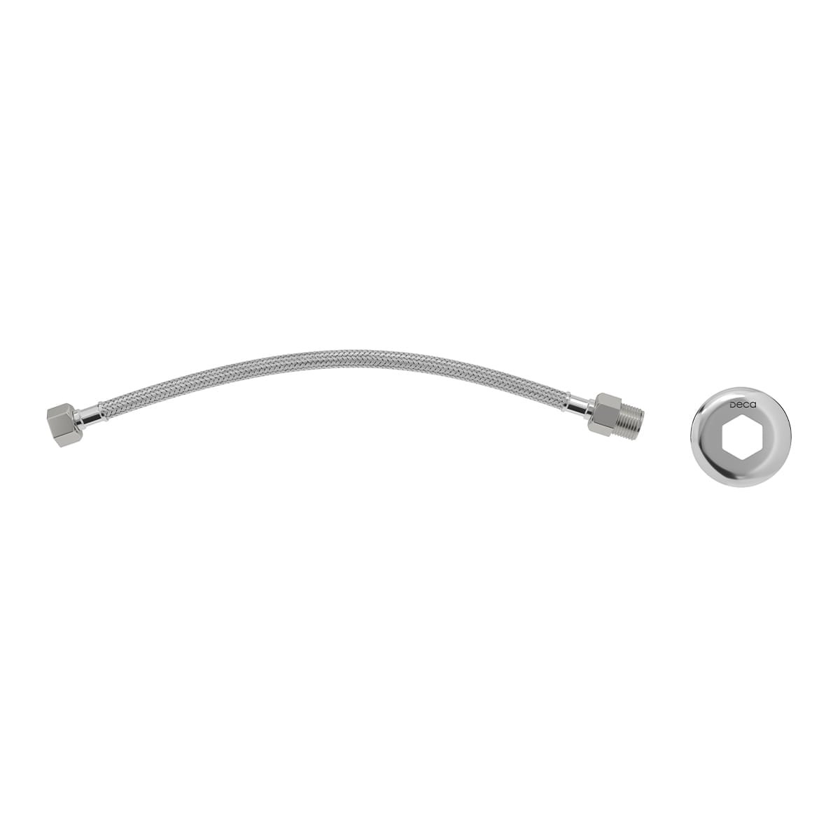 Ligação Flexível Malha de Aço 40cm