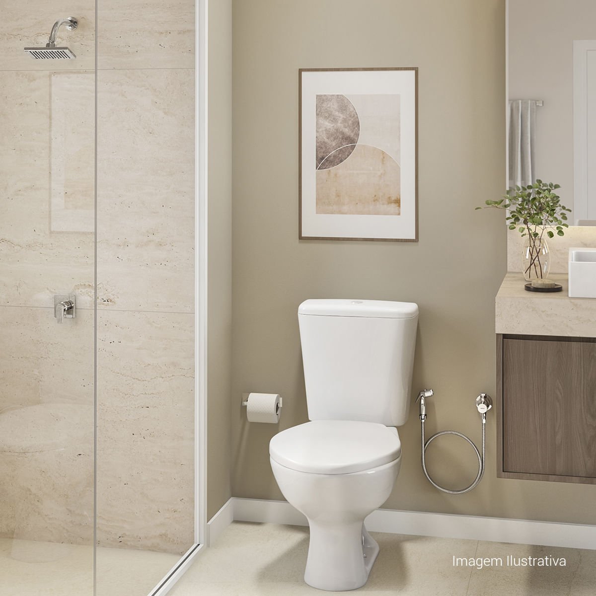 Ducha Higiênica com Registro e Derivação Link — foto 4