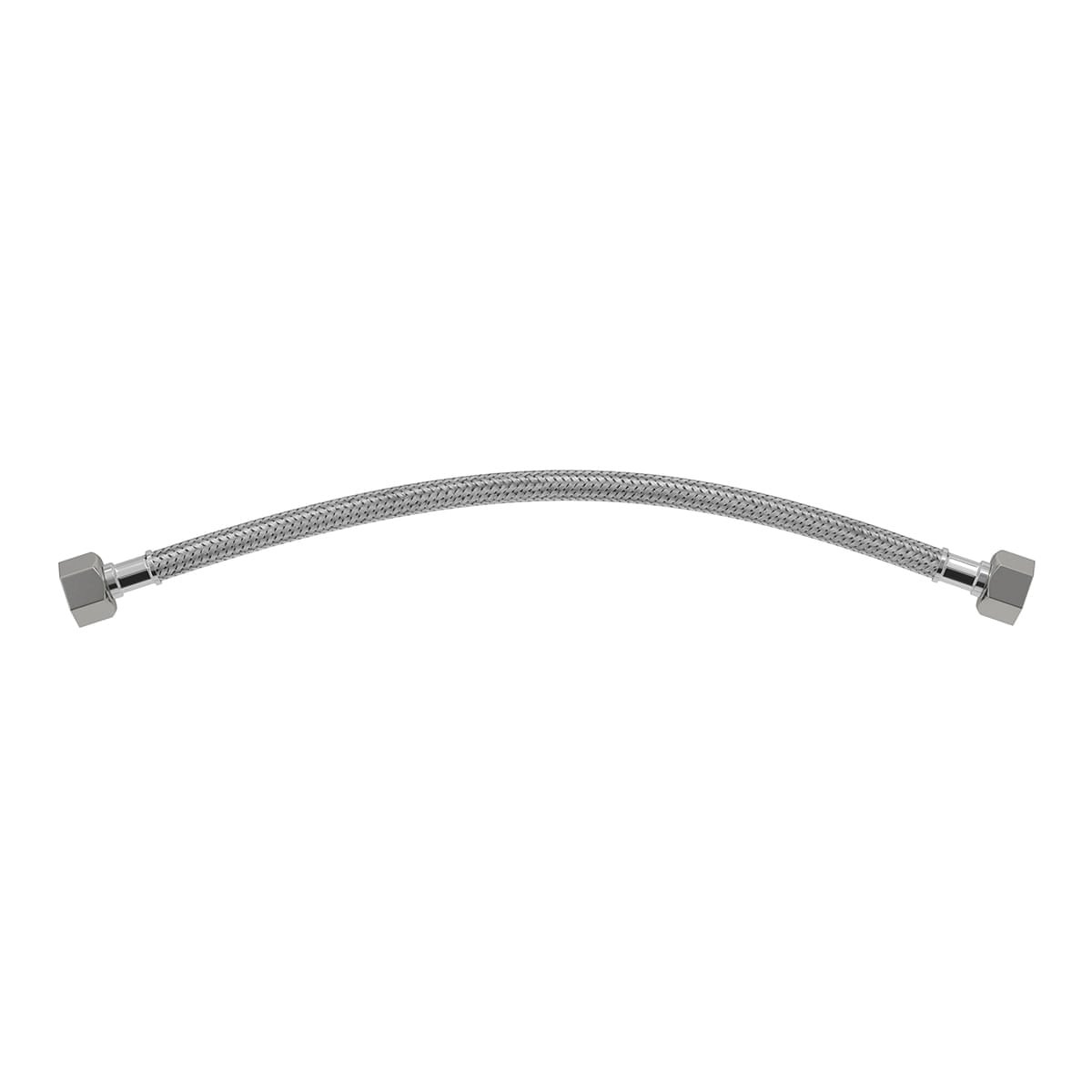 Ligação Flexível Malha de Aço Fêmea X Fêmea 40cm